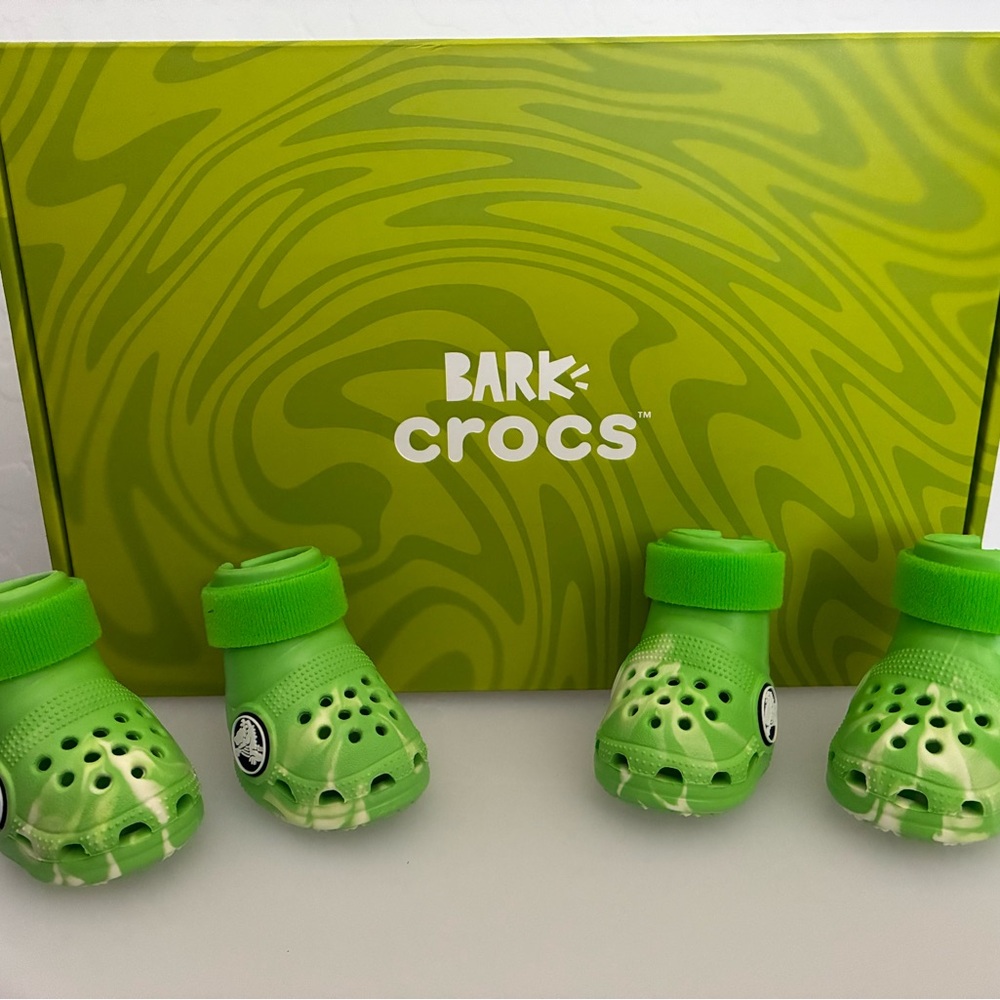 CROCS Green Dog Shoes